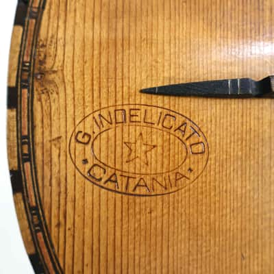 Giuseppe Indelicato Contarino Neapolitan Mandolin - c. 1910 - Made in Catania, Italy image 13