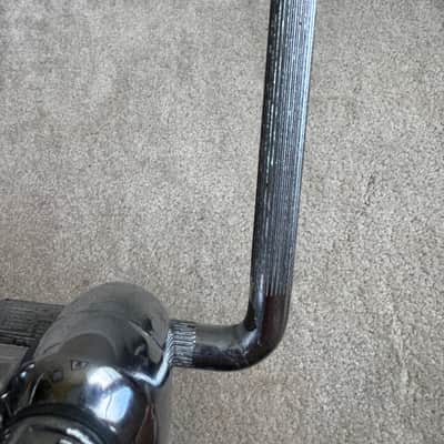Premier Vintage Lokfast Double Tom Drum Holder Mount Post - 8” and 5” L Arm 70s - Chrome image 5