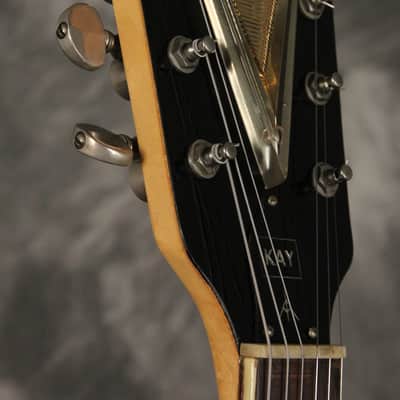 Kay Jazz II w/Barney Kessel Kleenex pickups 1960s Blonde image 17