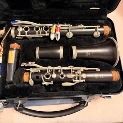 Yamaha YCL-450 Intermediate Bb Clarinet with Nickel-Plated Keys 2010s - Black image 1