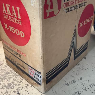 AKAI X-150D Reel to Reel Powers On NOT Working Parts Repair w/ Box image 13