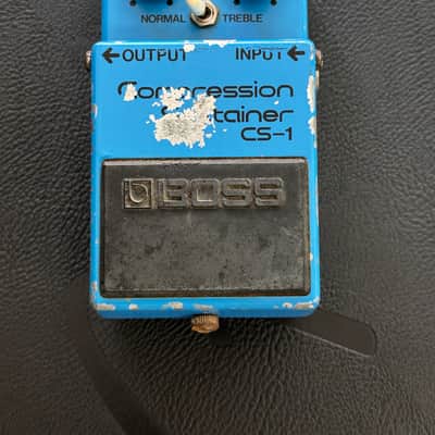 Boss CS-1 Compression Sustainer (Black Label) 1978 - 1982 - Blue image 1