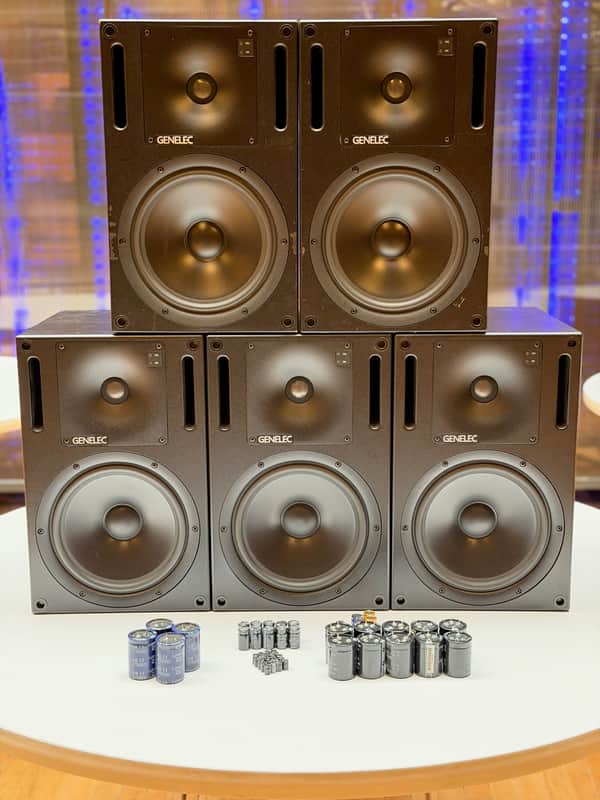 RE-CAP'd & VERIFIED – Genelec 1031A 8" Powered Nearfield Studio Monitor – QTY 5 image 1