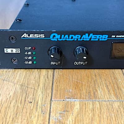 Alesis Quadraverb 20K Bandwidth, 1U Rack Mount Multi-Effect Processor w/ Power Adapter, Very Good Condition image 2