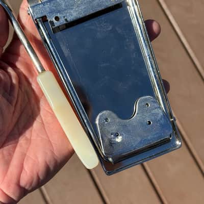 1960s Gibson Maestro Vibrola Vibrato Lyre Tailpiece - Chrome image 6