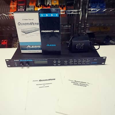 Alesis QuadraVerb 20k Bandwidth Simultaneous Digital Effects Processor +Extras image 1