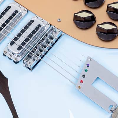 2004 Rickenbacker 325C58 Capri Blue Boy F Hole w/ Case image 9