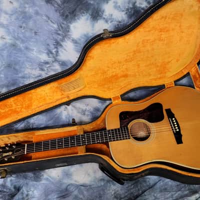 Video Demo Vintage RARE 1967 Guild D-44 NT Spruce Pearwood Dreadnought Acoustic Guitar Pro Setup New String Original Hard Shell Case image 21