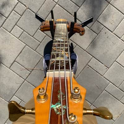 Tobias Signature 5 String CUSTOM (mid-90's) Woods and Mother of Pearl image 18