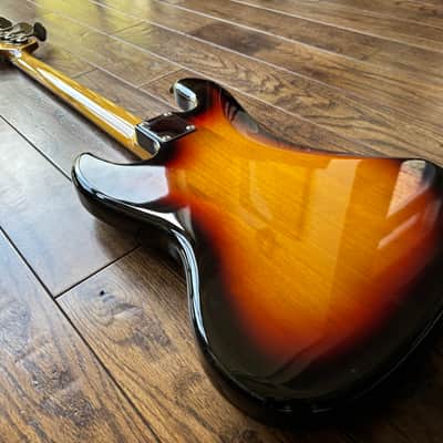 2013 Fender JB62-US ‘62 Reissue Jazz Bass USA Pickups Sunburst MIJ Japan image 12