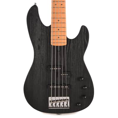 Sire Marcus Miller P6 5-String Mahogany/Ash Black image 2