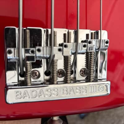 Fender American Series Precision Bass with Maple Fretboard 2002 - 2006 Chrome Red image 2