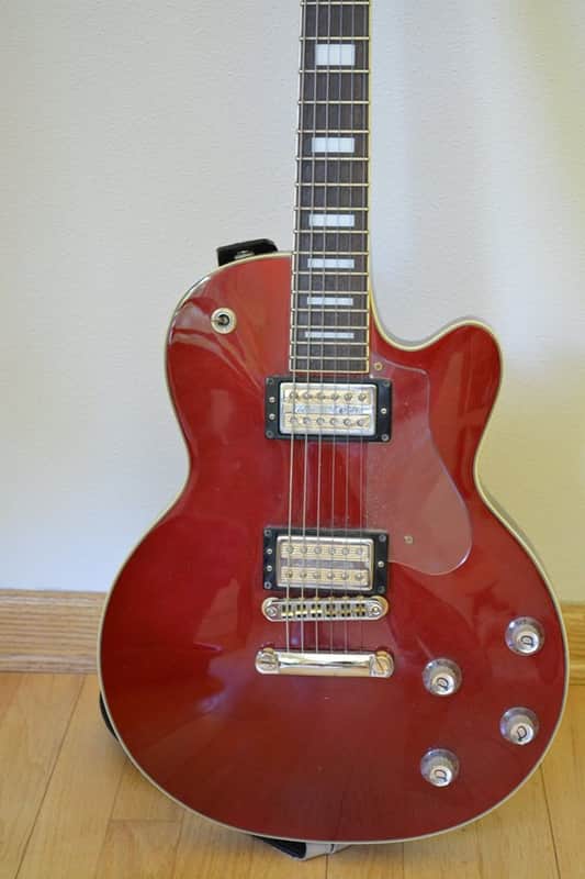 DeArmond M72 "Bluesbird" Solid Body Electric Guitar 90's Trans Red Red image 1