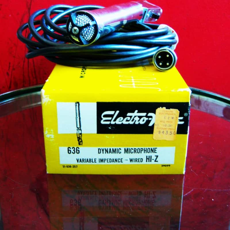 1950 – 1979 Electro-Voice 636 Omnidirectional Dynamic Micropho…