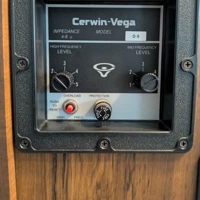 Matched Cerwin Vega D9 1980's - Walnut image 18
