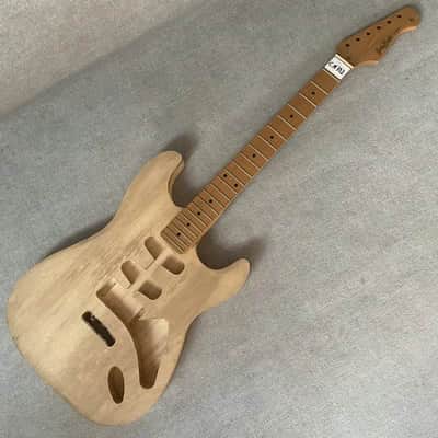 Harley Benton Harley Benton Guitar Maple Neck with Basswood HH Body - Wood Color image 17