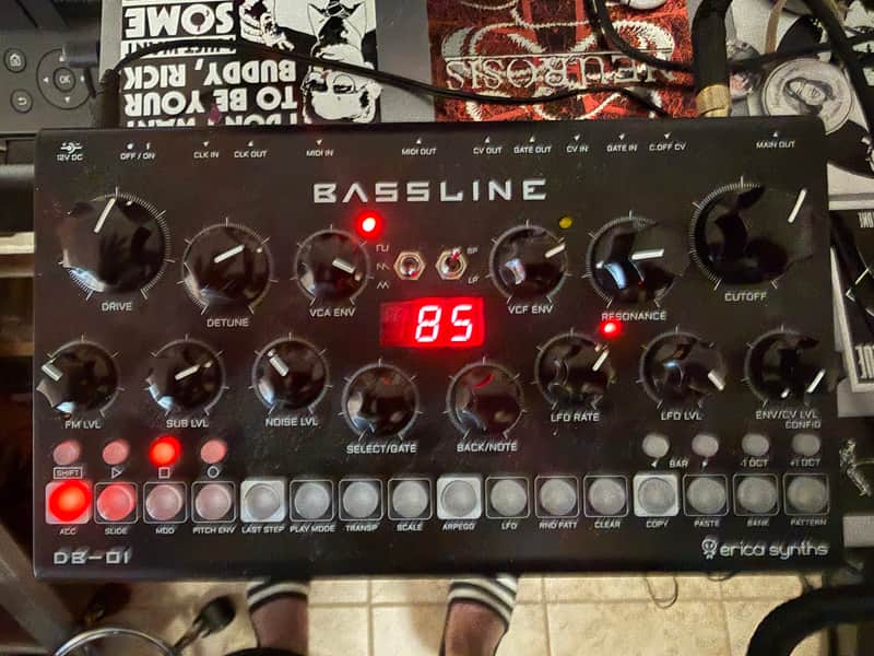 Erica Synths Bassline DB-01 Desktop 2014 - Present - Black image 1