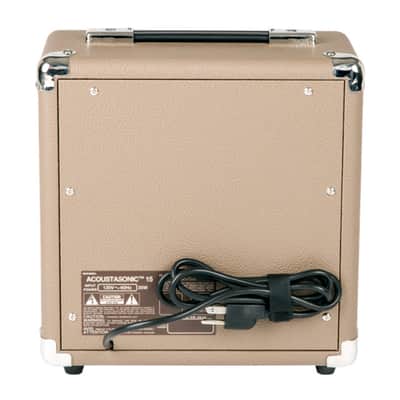 Fender Acoustasonic 15 120V 15 Watt Acoustic Guitar Amplifier (Brown and Wheat) image 3