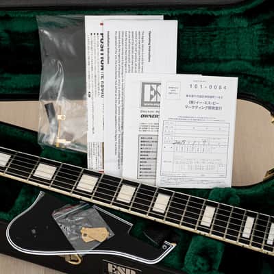2015 ESP Edwards E-SA-168GJ Carved Top 355 Black w/ USA Pickups, Bigsby, Tags & Case, Japan image 19