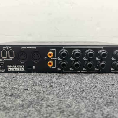 M-Audio ProFire 610 Firewire Audio Interface 2010s - Black image 2