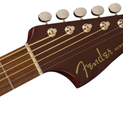 Fender Newporter Player Grand Auditorium Acoustic-Electric Guitar, Solid Spruce Top, Sunburst image 5