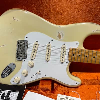 Fender American Vintage '57 Stratocaster 2002 White Blonde image 2