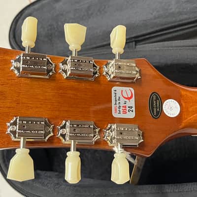 Epiphone Les Paul 50s Standard 2022 Gold Top New Unplayed w/ Epi Lite Case Auth Dealer 9lbs 6oz image 14