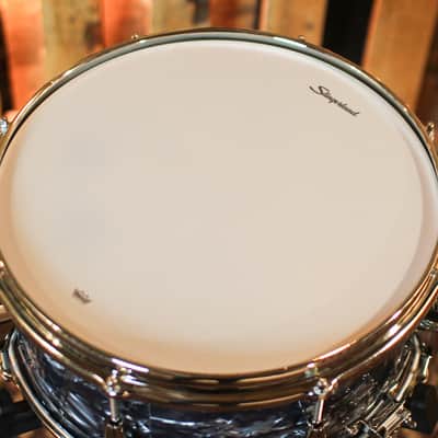 Slingerland 6.5x14 Radio King Artist Black Diamond Pearl Snare Drum image 4