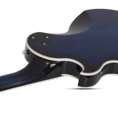 Schecter Solo-II Supreme See-Thru Blue Burst image 6
