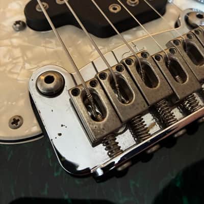 G&L USA Comanche (2000-02) Green Swirl image 11
