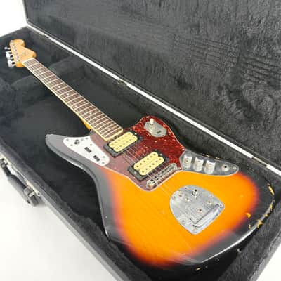 2011 Fender Kurt Cobain Signature Road Worn Jaguar - 3 Colour Sunburst image 1