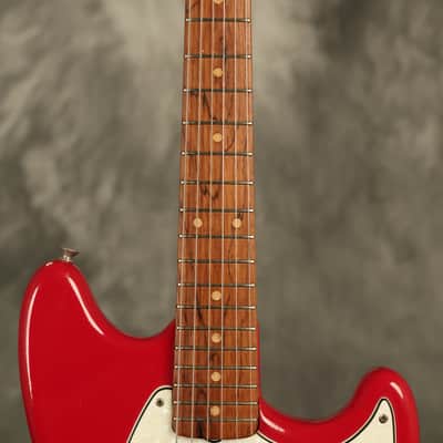 all original 1964 Fender pre-CBS Duo-Sonic II Red image 4