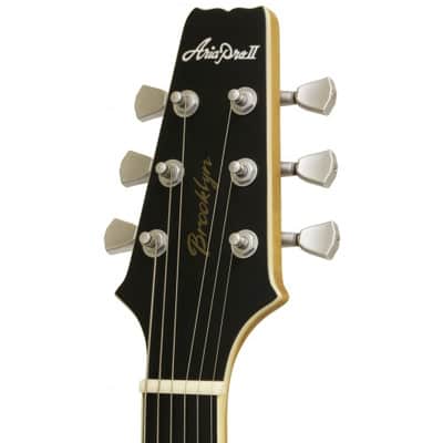 Aria 718 MK2 Brooklyn, Mahogany Body, Set Neck, Rpsewood Fingerboard, New image 4