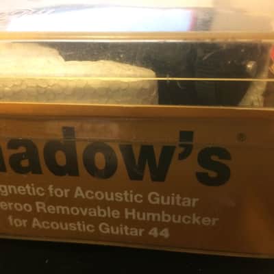 Shadow Model 44 Buckaroo Humbucker for acoustic guitar 1980s old stock w box image 1