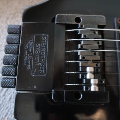 Vintage 1980s Guild Burnside Crossbow Headless Guitar Steinberger Tremolo Arm Case Wasp Spider Shape image 8