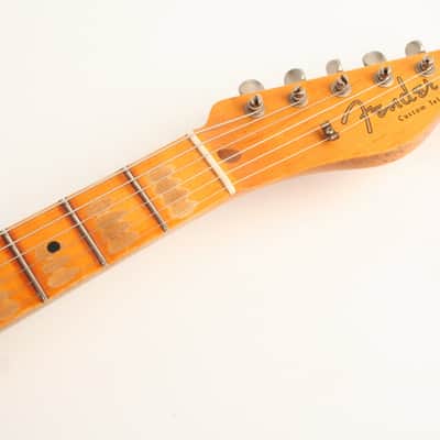 Fender Custom Shop '59 Telecaster Custom Relic Maple Neck Wide Fade Chocolate 3-Colour Sunburst CZ568968 image 4