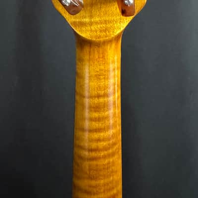 OME Vintage Ikon 5-String Bluegrass Banjo Natural Satin Finish w/ Hardshell Case image 12
