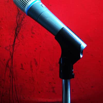 Vintage 1980's Shure BETA 57 Supercardioid Dynamic Microphone Low Z w accessories SM57 Guns & Roses image 10