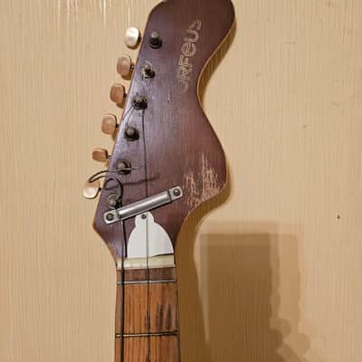 Orfeus Plovdiv Acoustic Guitar 6 String Orpheus Bulgarian Vintage image 5