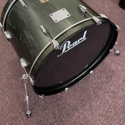 Pearl Export Bass Drum Handmade Cover/Blanking Plate Stainless Steeel image 2