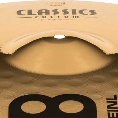 MEINL CC18MC-B Classics Custom Brilliant Medium Crash 18 Zoll Becken image 4
