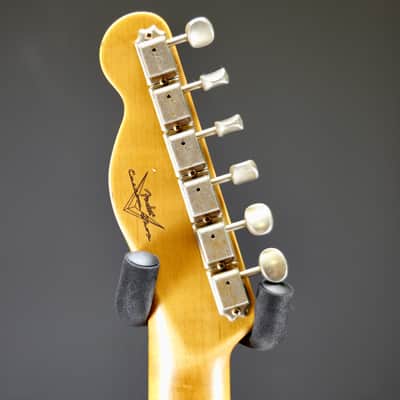 Fender Custom Shop 1963 Telecaster Relic 3A Rosewood Fingerboard Aged Lake Placid Blue image 13