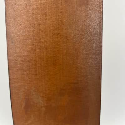 Vintage Handmade Wide Leather Guitar Strap – Brown 41” x 4” image 8