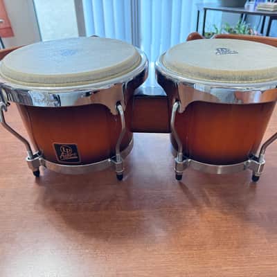 LP Aspire Series Wood Bongos - Vintage Sunburst with Chrome Hardware image 6