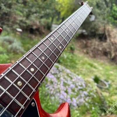 1964 Gibson EB-0 EB0 Bass - Cherry - HSC image 12