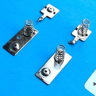 BEHRINGER UMX610 U-Control MIDI Keyboard Parts: Battery Holder Contact Springs image 2
