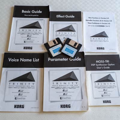 Korg Trinity V3 61-Key 32-Voice Polyphonic Workstation 1998 - Silver image 19