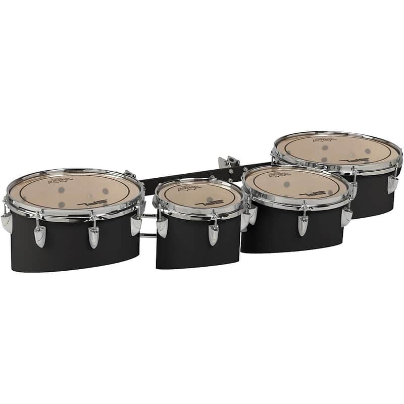 Sound Percussion Labs MTD8023XBK Birch Marching Quads with Carrier - 8/10/12/13" image 1