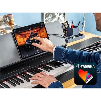 Yamaha P-225 88-Key Weighted Portable Digital Piano with GHC Keyboard and CFX Concert Grand Sound (Black) image 5
