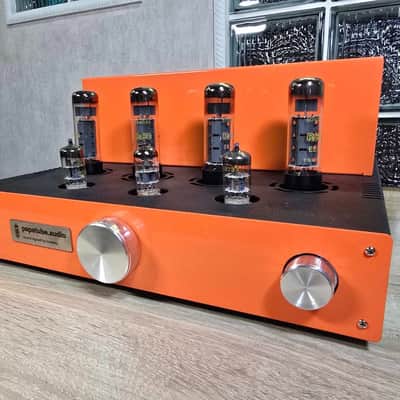 Tube Amplifier 👉MINT Hi-End Stereo Class A on Rare Vintage EL34 Audiophile Handcraft image 17